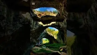 Wow~!! Cave riding#horse#riding#cave#fun#riding woman#location