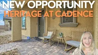 Heritage at Cadence Home: Quick Move-In Opportunity!