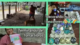 Decorando huevos de colores  🌈| Regresamos a la rutina 🤭🧹🏠