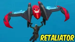 Fortnite new glider gameplay.Retaliator - Lightning strike contrail