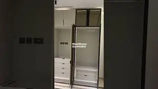 Cabinets MPV door aluminum glass antler Light