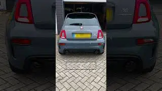 Akrapovic Exhaust on a Abarth 595 Competizione | Sound Before and After! #Abarth #Akrapovic