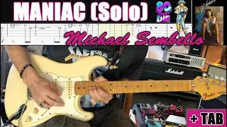 Maniac (Solo) - Michael Sembello (Cover + TAB) - 3 Speeds