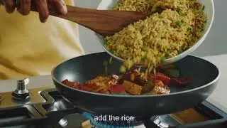 Delicious Richmond Chicken Sausages with Spicy Peppers and Rice made by Angellica Bell