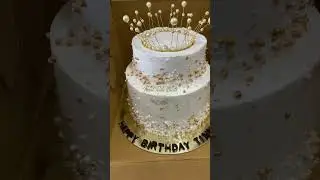 Big Tier cake | crown jewel 2022 | birthday cake designs | birthday crown #shorts