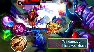 ZHASK BEST BUILD | ZHASK FULL DAMAGE/RANK GAMEPLAY