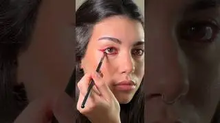 bold liner makeup | red eyeliner #makeup #makeuptutorial #makeupinspiration