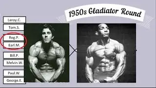 Reg Park vs Earl Maynard - 1950's Gladiator Round