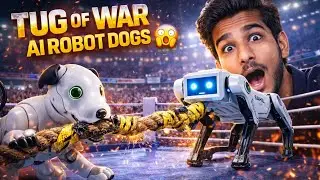 ₹5000 Ke AI Robot Dogs Ka TUG OF WAR 😱 | Boxing Ring Battle | Mr Sahil Tech