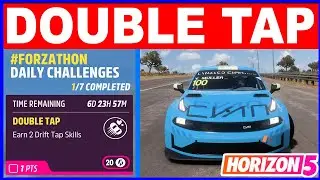 Forza Horizon 5 DOUBLE TAP Forzathon Daily Challenges Earn 2 Drift Tap Skills