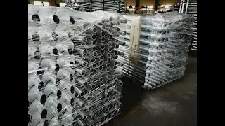 Manufacture Helical Anchor Screw Pile Foundation Steel Shafts