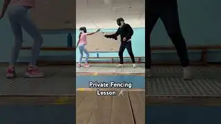 Private Epee Lesson 🤺 #fencing #epeefencing #sport #epee #sportsmotivation