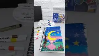 Acrylic marker #art #artmarker #drawing #painting #shorts