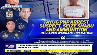 ₱105K HALAGA NG SHABU, NASAMSAM SA ISANG CONSTRUCTION WORKER SA TAYUG