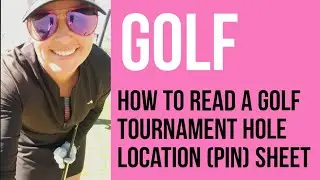 Golf ⛳ How to read a PIN SHEET 🔥
