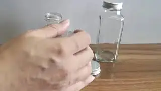 4/6/8oz French Square Spice Jar with Shaker and Aluminum Cap