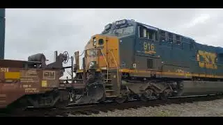 CSX Intermodal (I026) Ripping through Falkville Al. on 4/11/22