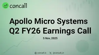 Apollo Micro Systems Q2 FY26 Earnings Conference Call | Concall.in