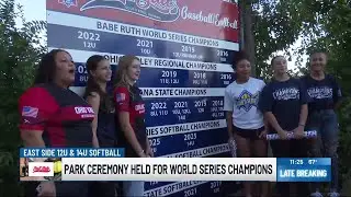 East Side 12U, 14U all-star softball teams honored for World Series championships