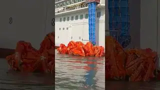 Cruise ship evacuation system #cruise #marineservices #evacuations #system #port