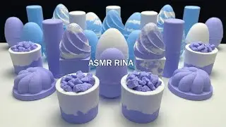 ASMR baking soda new shapes