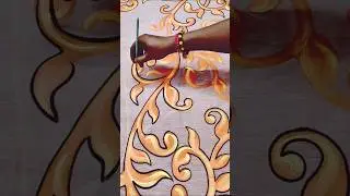 art library # fabric painting# sari fabric painting# fabric hand painting #art #artwork