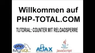 PHP-TOTAL.COM Php Tutorial Counter mit Reloadsperre