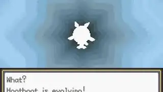 Pokemon Gaia GBA Hoothoot Evolves Into Noctowl