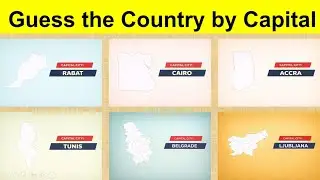 🌍 Guess The Country By Its Capital! 🧠 (Only Geniuses Score 50/50)