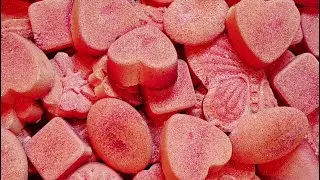 Red mass crush| Over 75 pieces| #asmr#art#edit#reforms#sleep#oddlysatisfying#fyp#gymchalk