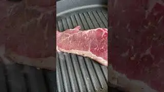 Using PAMPERED CHEF GRILL PRESS in the steak #viral #satisfying #asmr #shorts #youtubeshorts