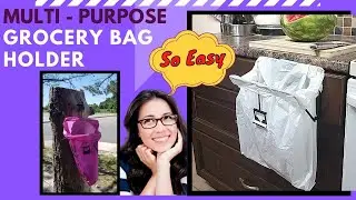 Grocery bag holder for kitchen drawer Sink cabinet & Room - Home Food waste & trash Fix | BagEZ