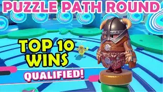 TOP 10 WINS PUZZLE PATH ROUND GAMEPLAY | FALL GUYS SEASON 3 | TIPS & TRICKS