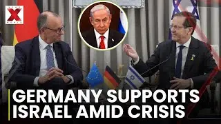 German Chancellor Merz Meets Israeli Leaders Amid Gaza Conflict | Merz-Netanyahu Meet | NewsX World