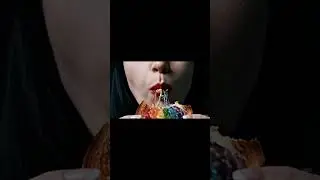 [AI ASMR] Vampire Bites Cheese Hot Dog, Rainbow Toast & Cheesy Balls 🧀🌈🦷#CheeseASMR#FangsOnly#aieats