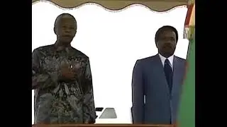 SOUVENIR: NELSON MANDELA AU CAMEROUN EN JUILLET 1996. #mandela #nelson #paulbiya #cameroun #afsud