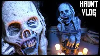 Final HAUNTED HOUSE Touches | Haunt Vlog