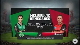 30th  Match Melboran star vs Melboran renegads highlight KFC BBL 2020