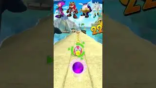Which Sonic Dash  character Is BEST? 🏆| All time | Gameplay | Gaming| Mash 3D fun | Mobile games |