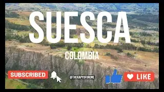 Suesca 4K Drone video, Bogota, Colombia, 2023,  DJI mini 3 pro, Andes mountains