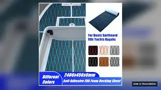 2400x450mmx6mm Eva Foam Faux Teak Boat Deck Mat Sheet Teak Yacht Marine Floor Waterproof Pontoon