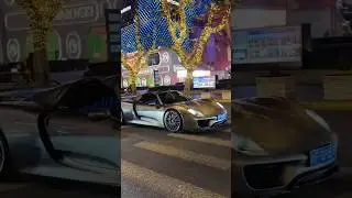 Insane Porsche 718 Drift Start! Almost Hits Nearby Cab 🚕💥 #car #shorts