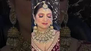 Perfect bridal jewelry bride can choose with heavy face as it minimise that heavy face look &hearts;️
