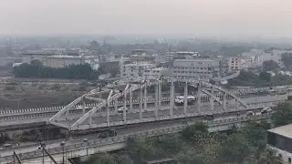 Bow string Girder  Fabrication work for Railway over Bridge #construction ##civilsite #civileye #bsg