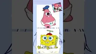 patrick or spongebob? 😍 #quiz #brainquiz #shorts