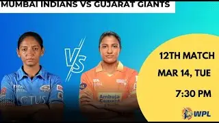 🔴Today WPL Live: MI W vs GGT W | 12th Match | Women's Premier League 2023 | English Audio Commentary