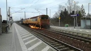 Vossloh Hochgeschwindigkeits-Schienenschleifzug (highspeed grinding train)