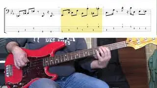 Jamiroquai - When You Gonna Learn (Bass Cover Tab in Video)