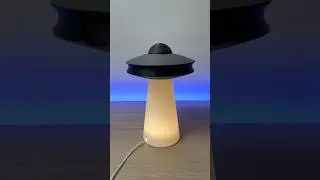 This 3D Printed UFO Lamp Hides a Secret Storage Box Inside  #3dprinting #organizer #lamp