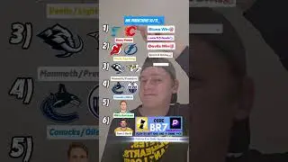 NHL Saturday October 11th Blues vs Flames and Devils vs Lightning and Mammoth vs Predators